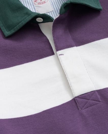 Rugby Shirt in Garment-Washed Cotton, image 2