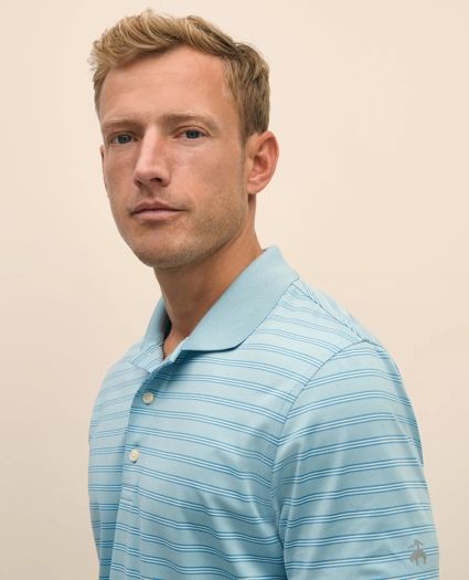 Performance Series BB#1 Stripe Polo Shirt, image 1