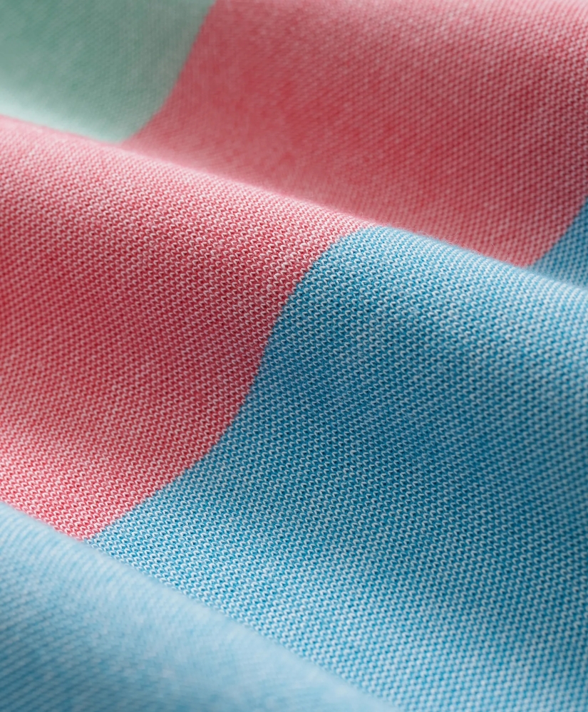 The Vintage Polo Shirt in Pique Stripe, image 3