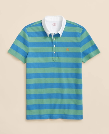 Golden Fleece® Stripe Supima® Polo Shirt, image 1
