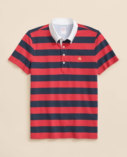 Golden Fleece® Stripe Supima® Polo Shirt, image 1