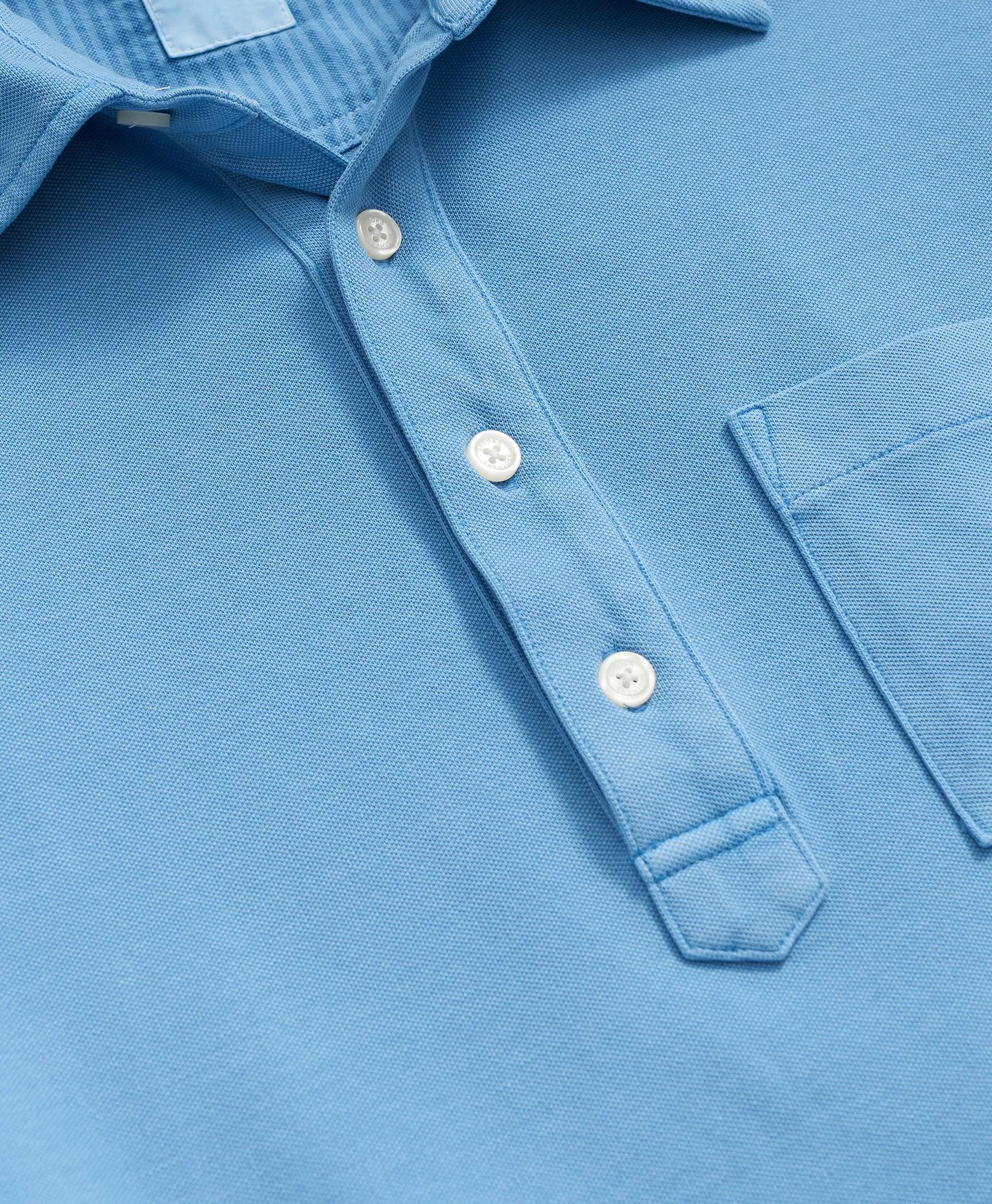 The Vintage Short-Sleeve Garment Dyed Polo Shirt, image 2