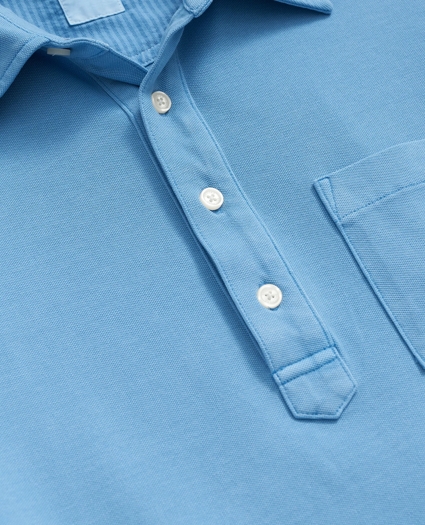 The Vintage Short-Sleeve Garment Dyed Polo Shirt, image 2
