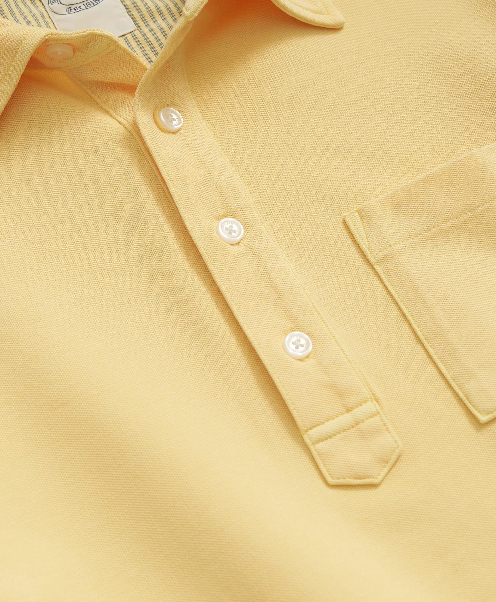 The Vintage Short-Sleeve Garment Dyed Polo Shirt