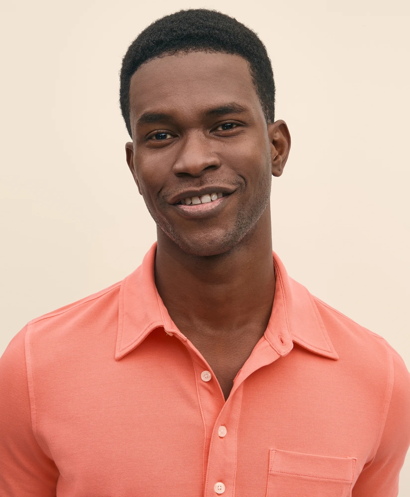 The Vintage Short-Sleeve Garment Dyed Polo Shirt, image 2