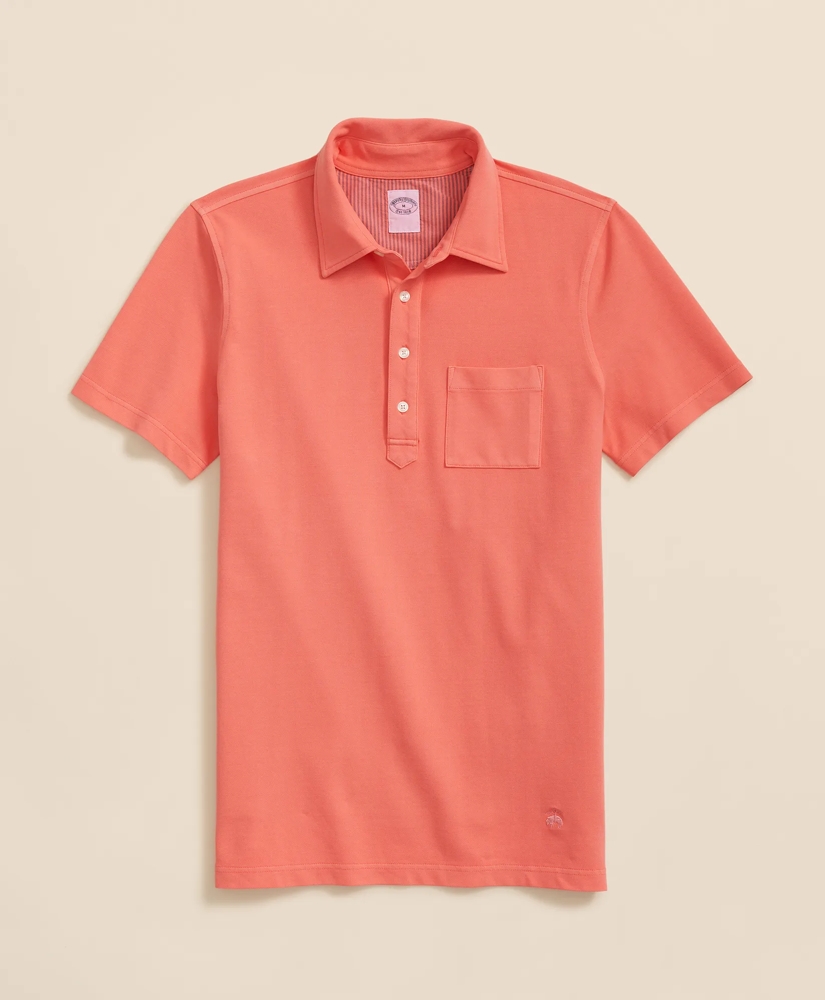 The Vintage Short-Sleeve Garment Dyed Polo Shirt, image 3