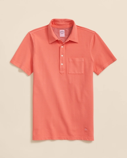 The Vintage Short-Sleeve Garment Dyed Polo Shirt, image 3
