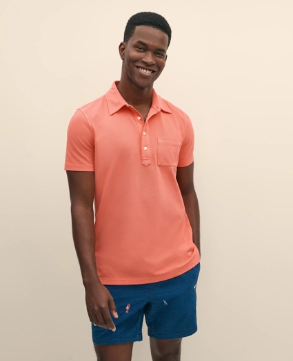 The Vintage Short-Sleeve Garment Dyed Polo Shirt, image 4