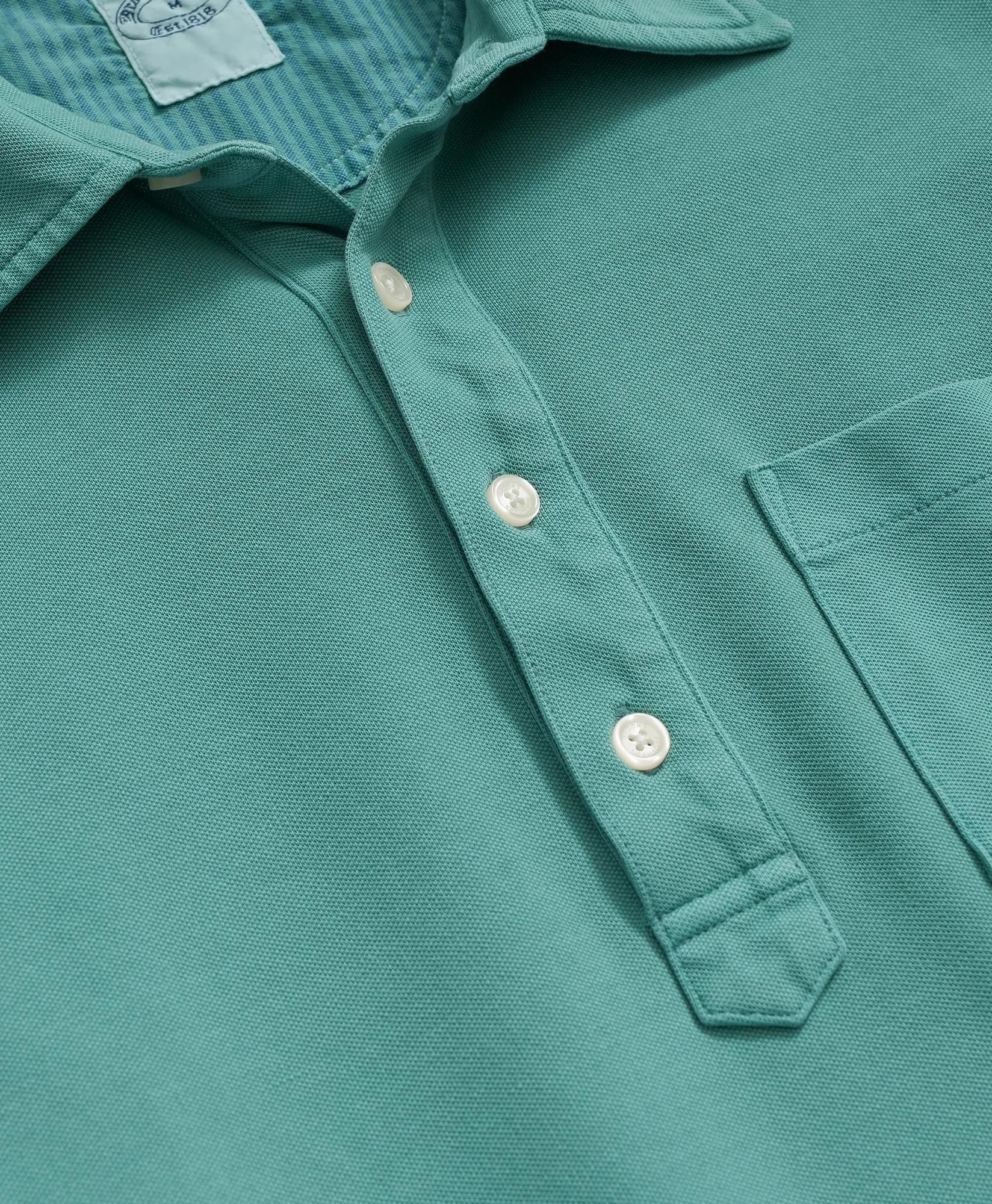 The Vintage Short-Sleeve Garment Dyed Polo Shirt, image 2