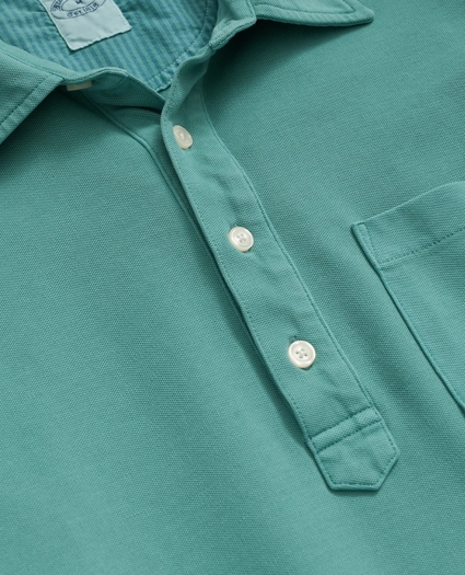 The Vintage Short-Sleeve Garment Dyed Polo Shirt, image 2