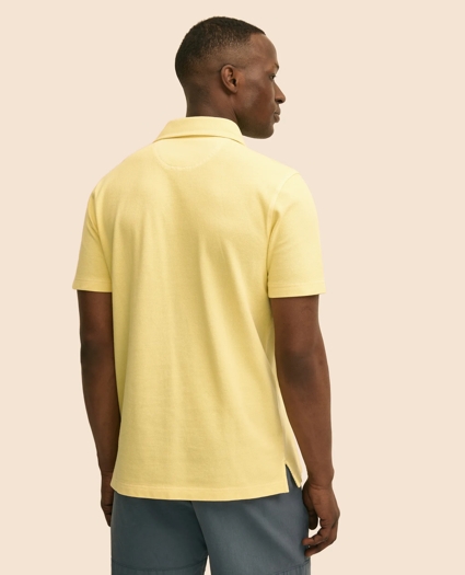 The Vintage Short-Sleeve Garment Dyed Polo Shirt, image 3