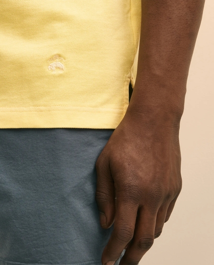The Vintage Short-Sleeve Garment Dyed Polo Shirt, image 4