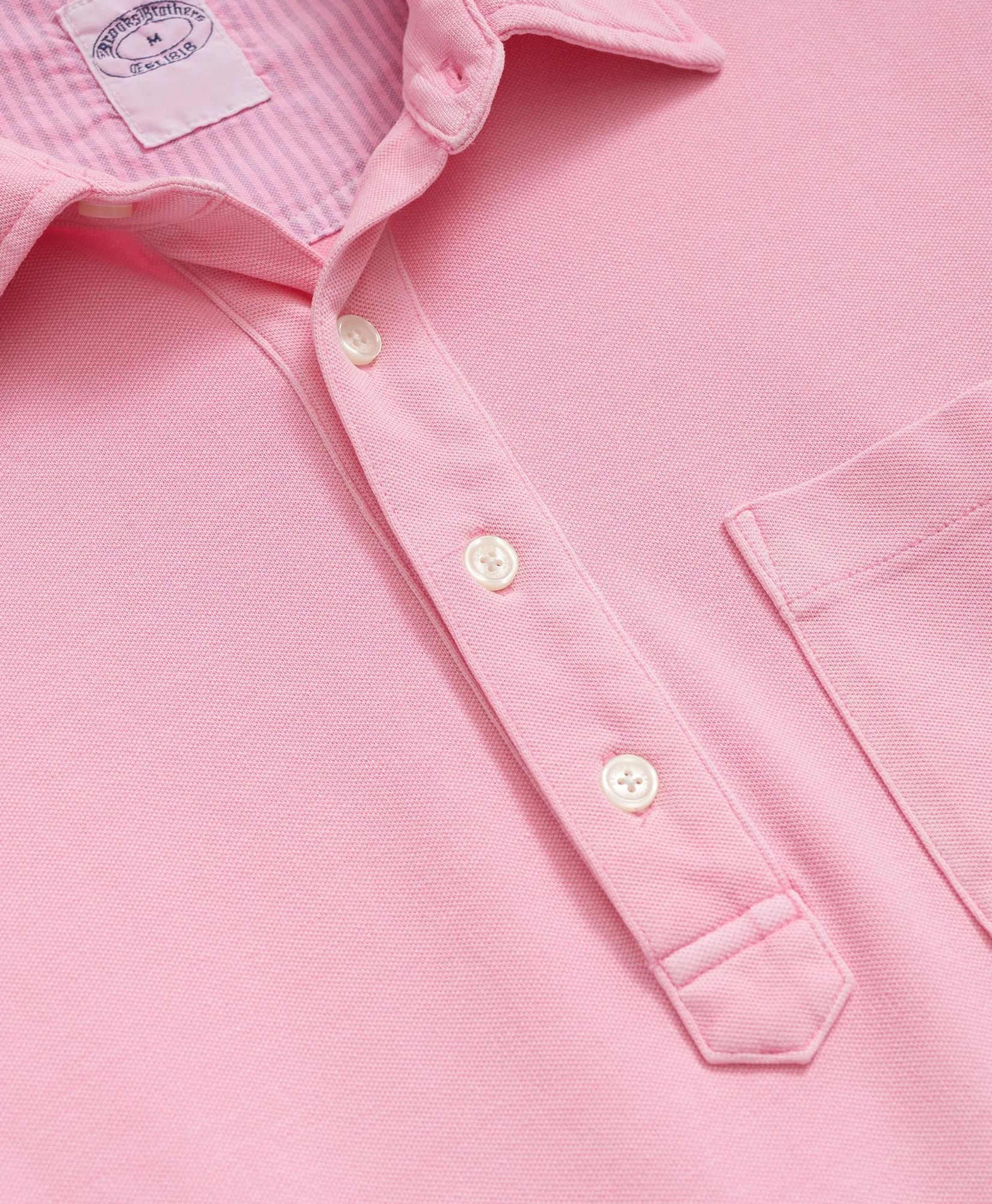 The Vintage Short-Sleeve Garment Dyed Polo Shirt, image 2