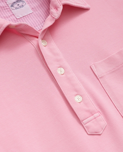 The Vintage Short-Sleeve Garment Dyed Polo Shirt, image 2