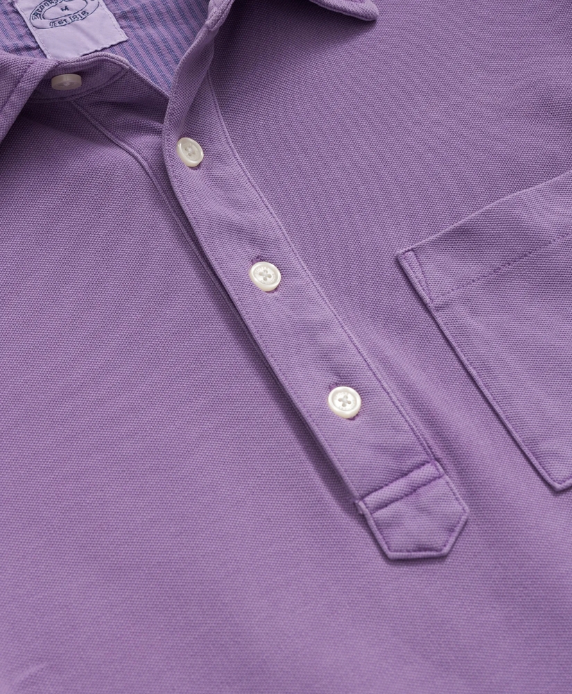 The Vintage Short-Sleeve Garment Dyed Polo Shirt, image 7