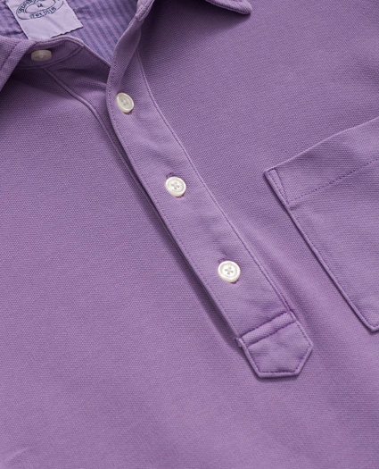 The Vintage Short-Sleeve Garment Dyed Polo Shirt, image 7