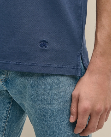 The Vintage Short-Sleeve Garment Dyed Polo Shirt, image 4