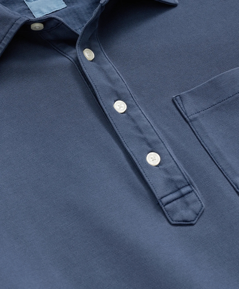 The Vintage Short-Sleeve Garment Dyed Polo Shirt, image 7
