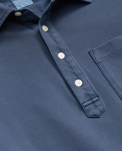 The Vintage Short-Sleeve Garment Dyed Polo Shirt, image 7