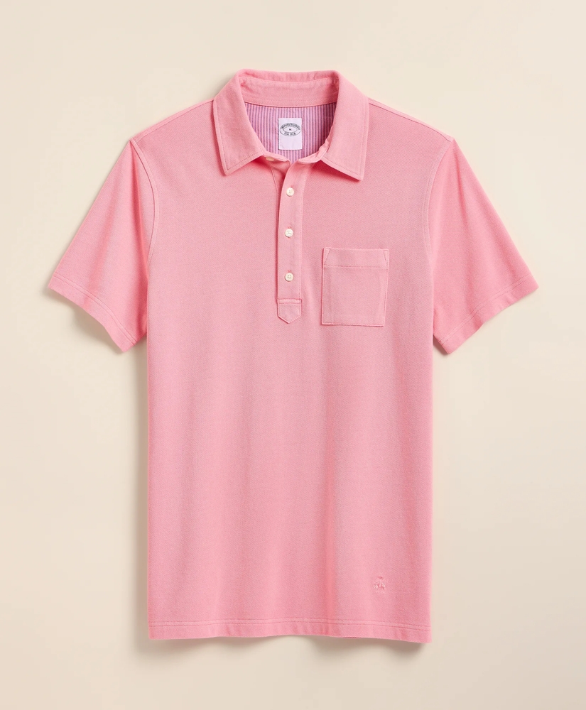 The Vintage Short-Sleeve Garment Dyed Polo Shirt, image 3