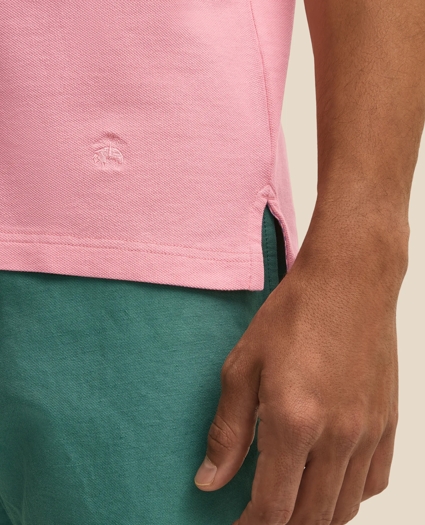 The Vintage Short-Sleeve Garment Dyed Polo Shirt, image 5