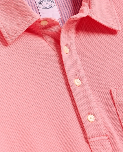 The Vintage Short-Sleeve Garment Dyed Polo Shirt, image 6