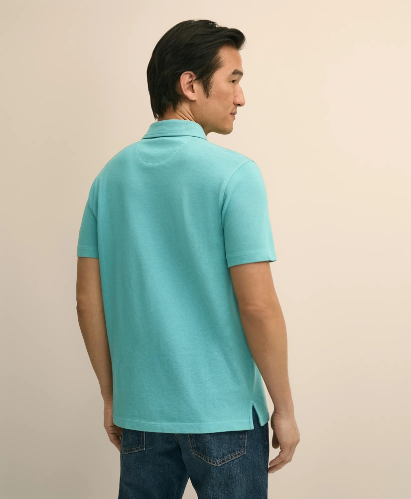 The Vintage Short-Sleeve Garment Dyed Polo Shirt, image 3