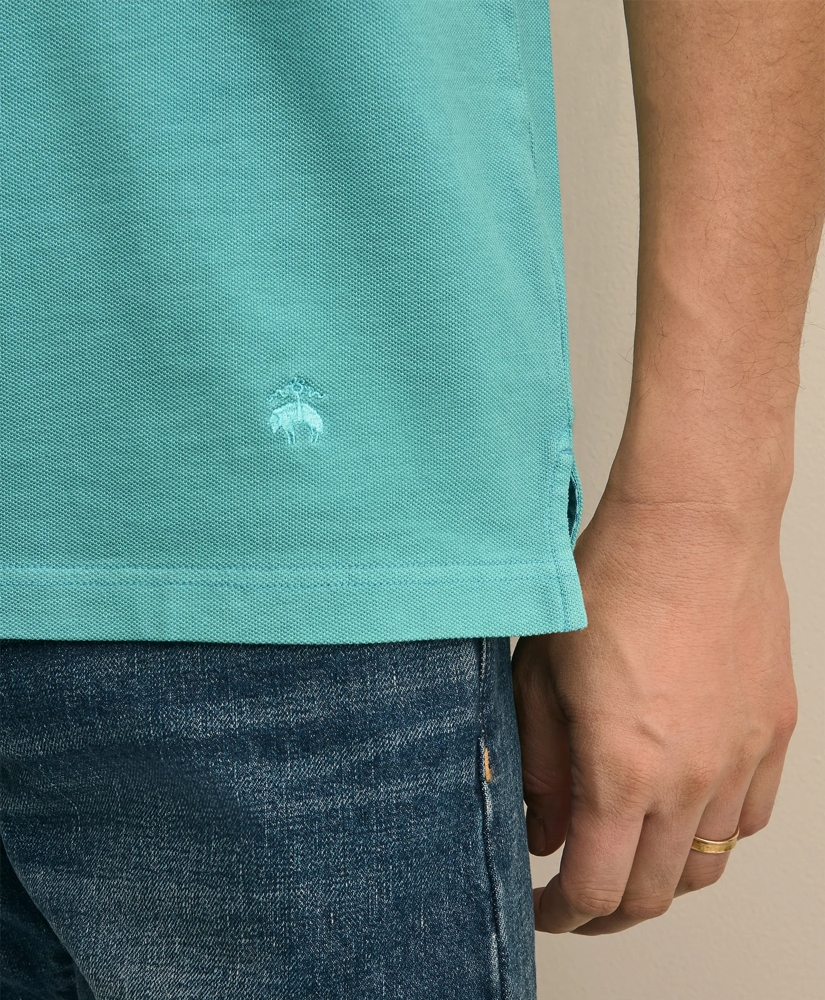 The Vintage Short-Sleeve Garment Dyed Polo Shirt, image 4