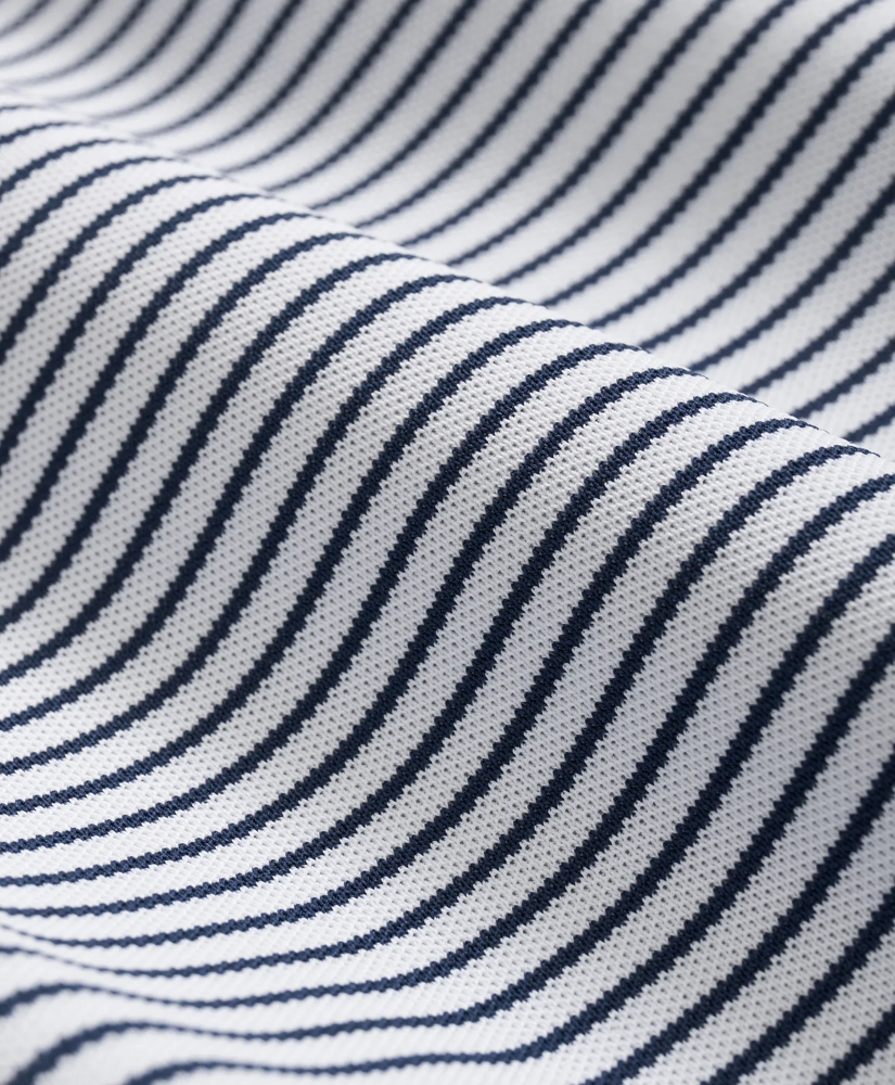 Performance Series Striped Pique Polo Shirt, image 3