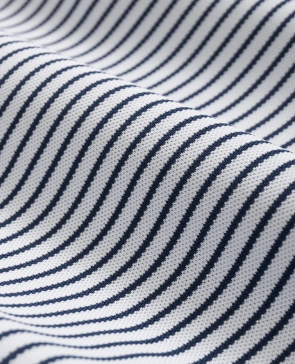 Performance Series Striped Pique Polo Shirt, image 3