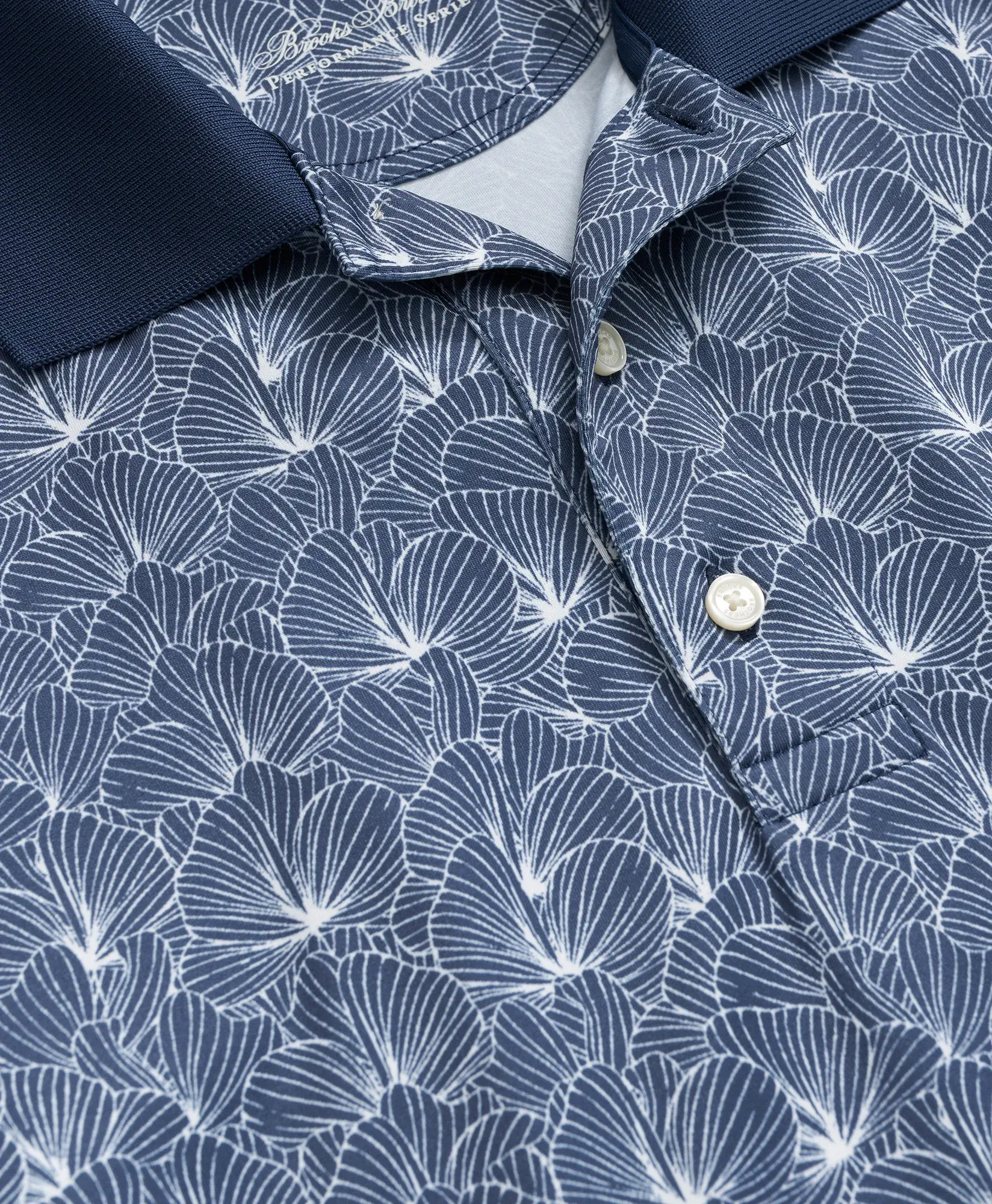 Performance Series Leaf Print Polo Shirt