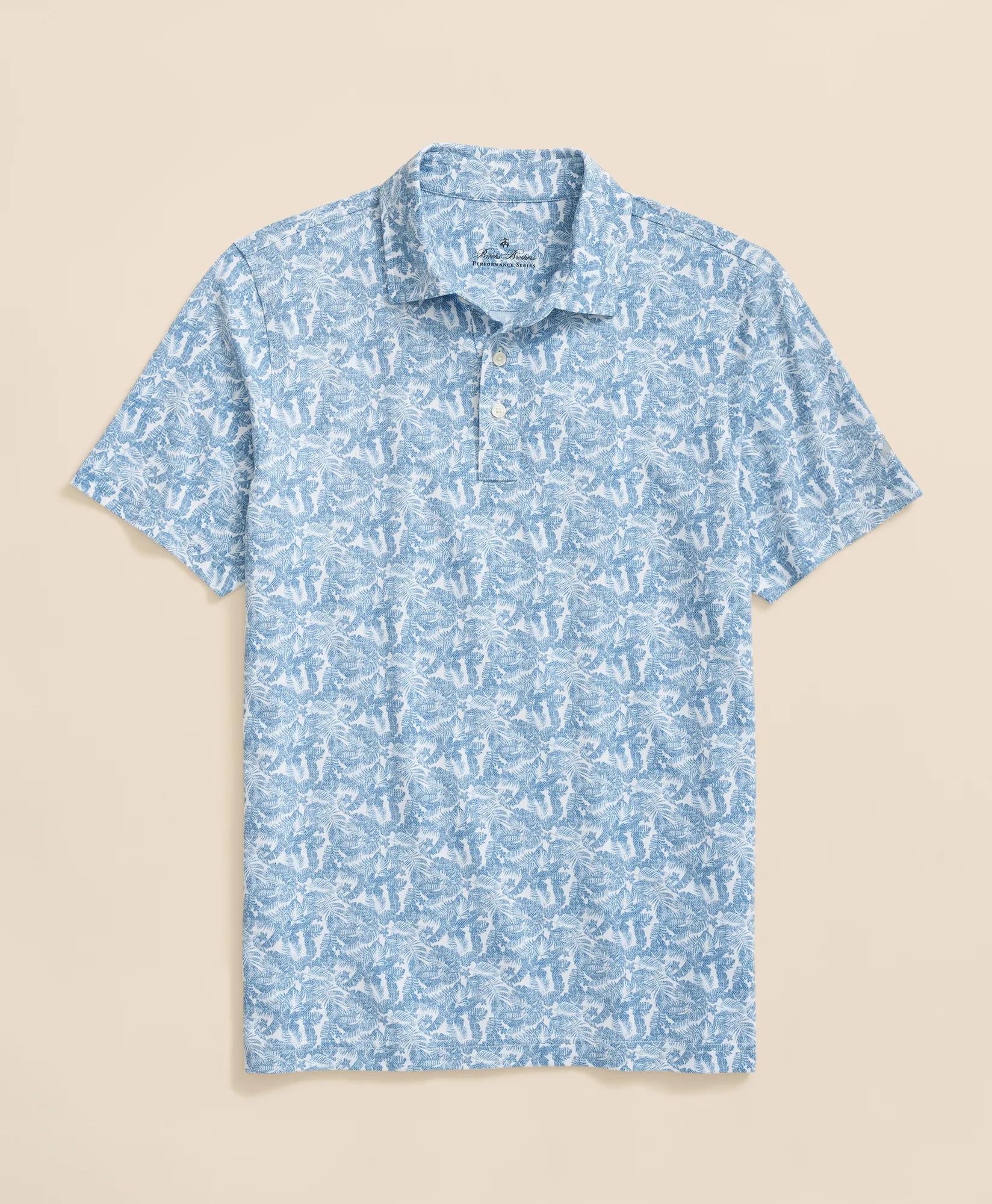 Performance Series Hawaiian Print Polo Shirt, image 1