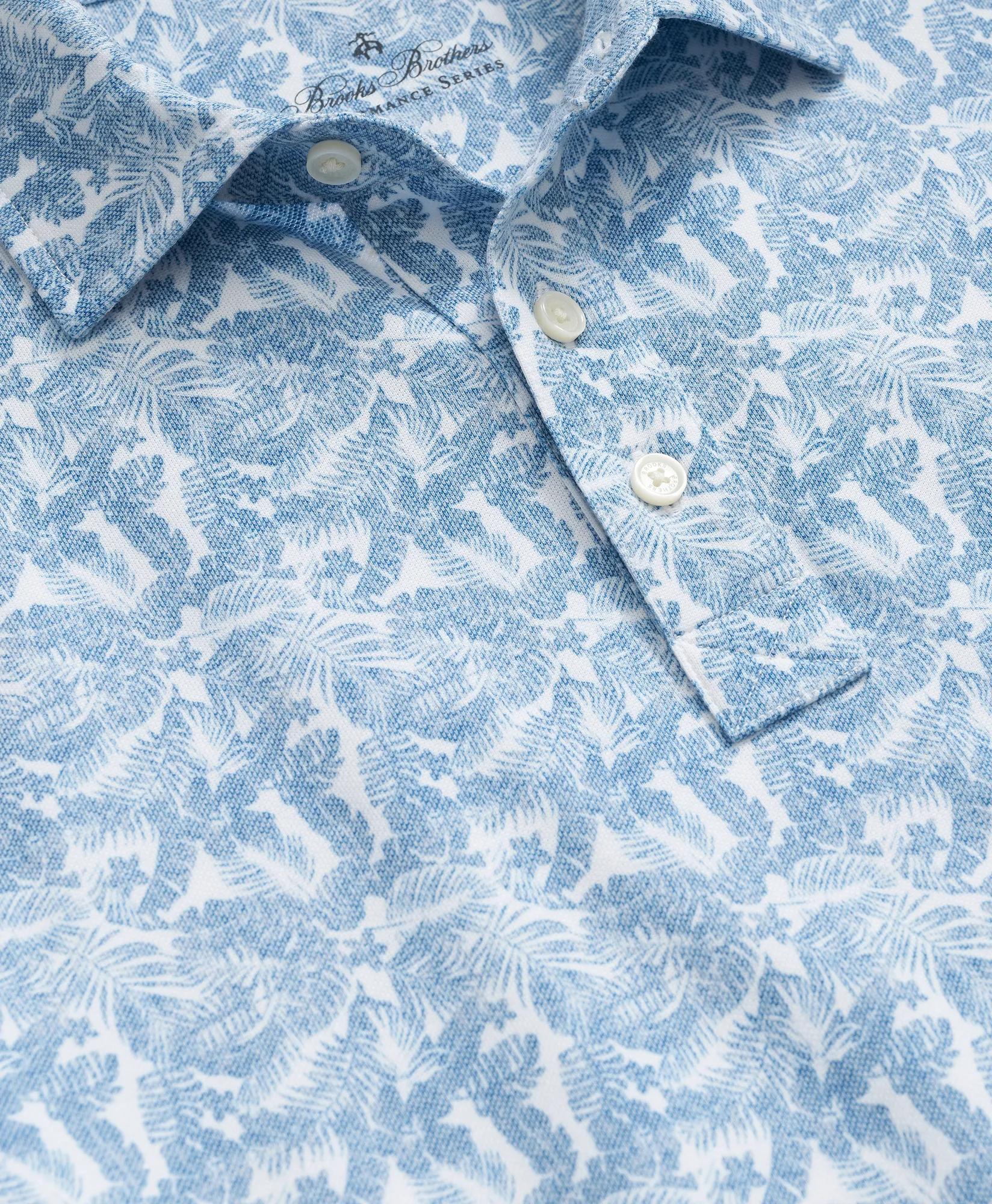 Performance Series Hawaiian Print Polo Shirt, image 2