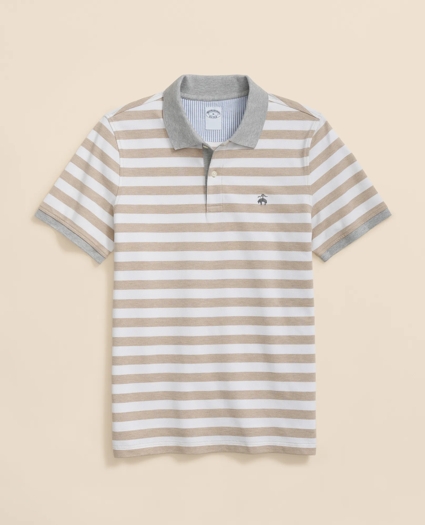 Golden Fleece® Supima® Cotton Polo in Mariner Stripe, image 1