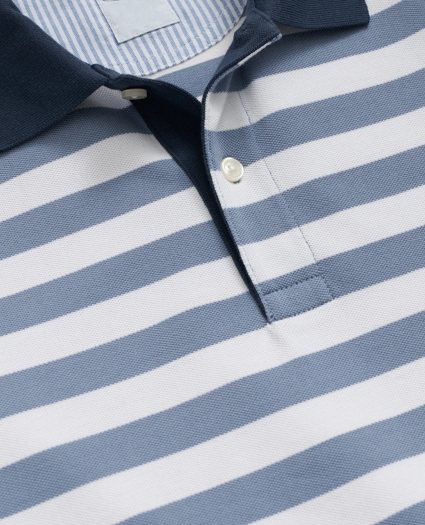 Golden Fleece® Supima® Cotton Polo in Mariner Stripe, image 2