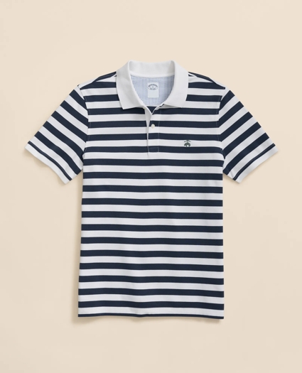 Golden Fleece® Supima® Cotton Polo in Mariner Stripe, image 1
