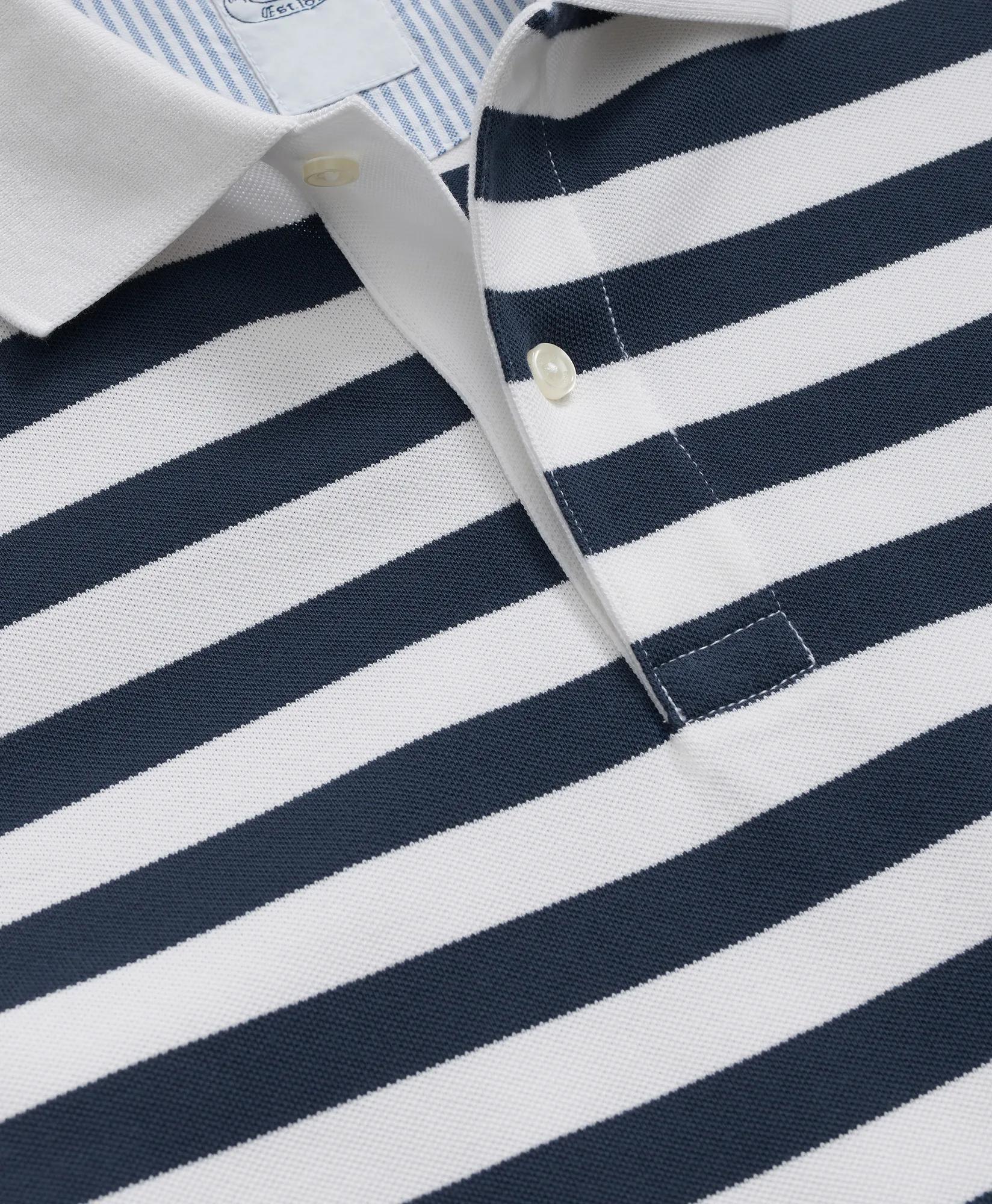 Golden Fleece® Supima® Cotton Polo in Mariner Stripe, image 2