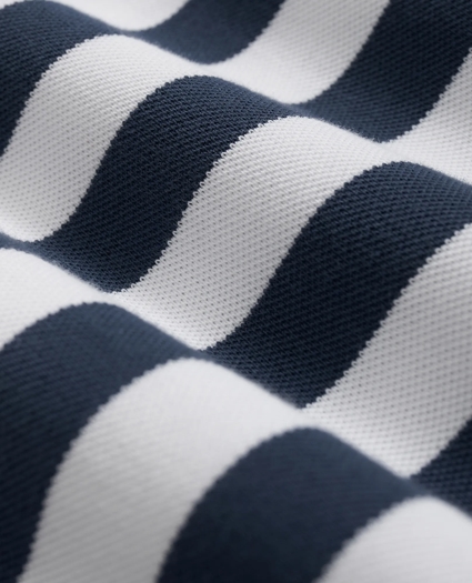 Golden Fleece® Supima® Cotton Polo in Mariner Stripe, image 3