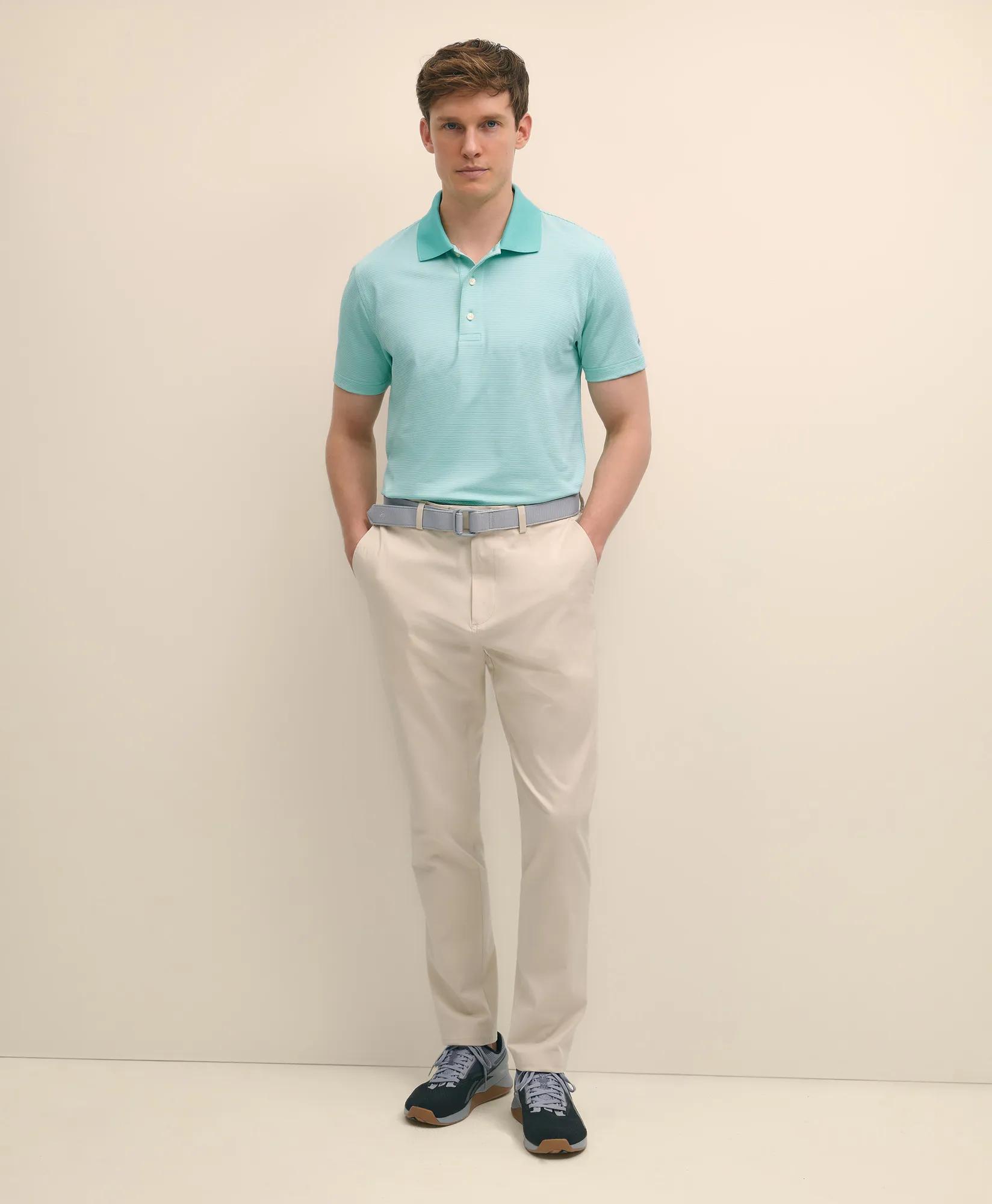 Performance Series Micro Stripe Jersey Polo Shirt secondary