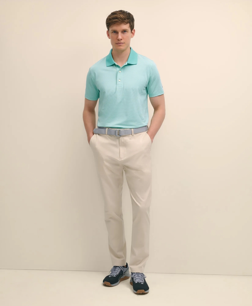 Performance Series Micro Stripe Jersey Polo Shirt, image 2