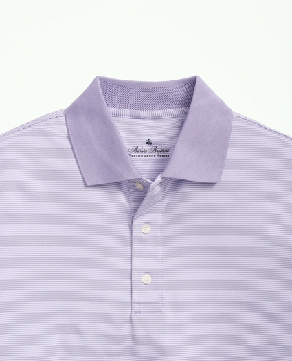 Performance Series Micro Stripe Jersey Polo Shirt, image 2