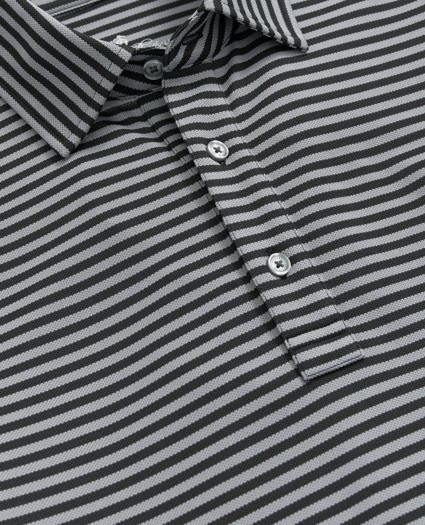Performance Series Vintage Stripe Pique Polo Shirt, image 2