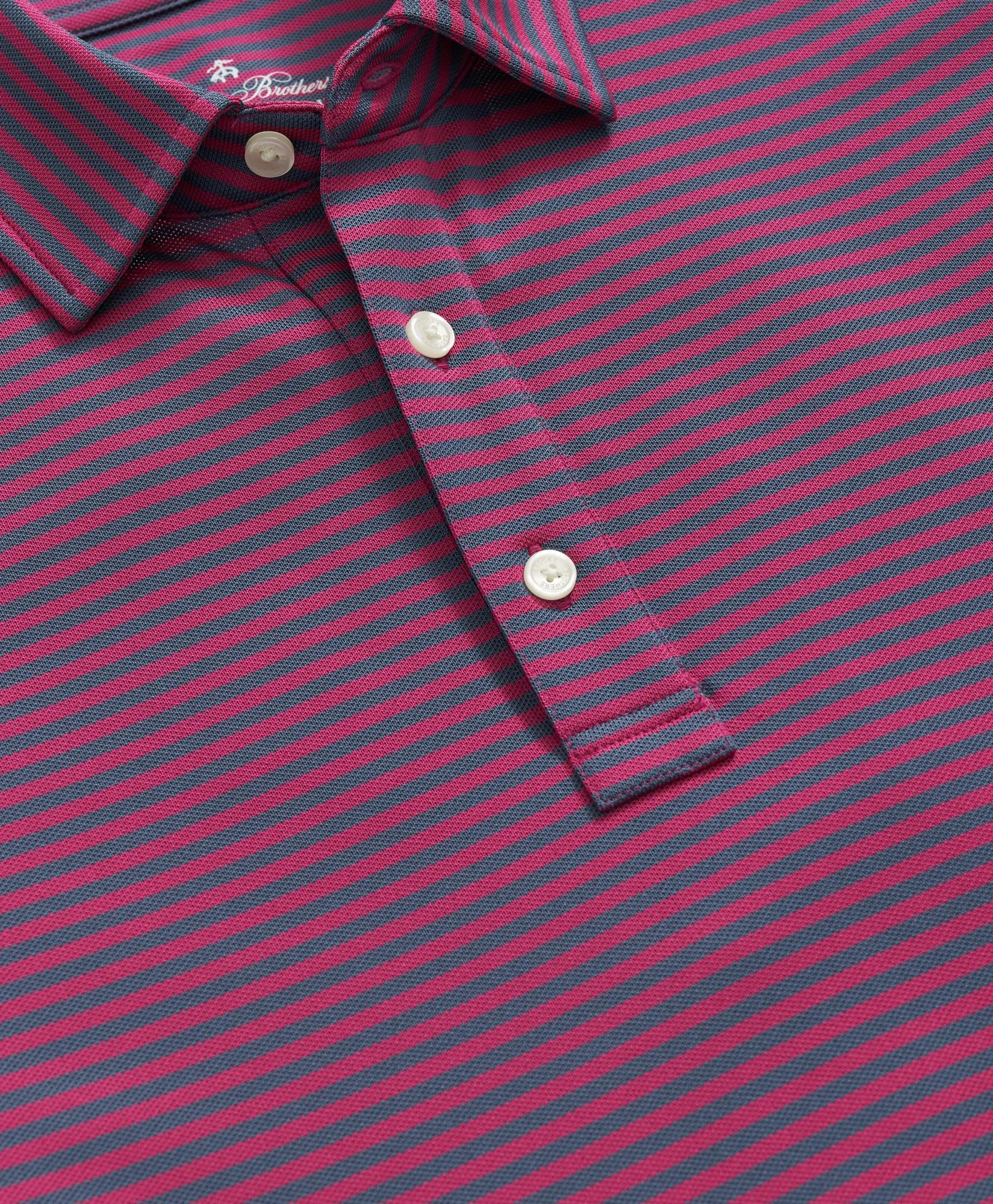 Performance Series Vintage Stripe Pique Polo Shirt