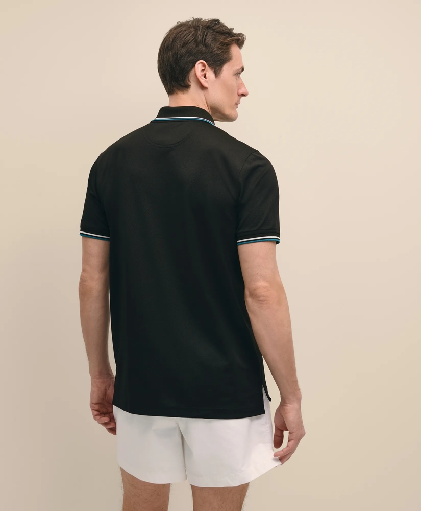 Brooks Brothers X Prince Short-Sleeve Zip Polo Shirt, image 5