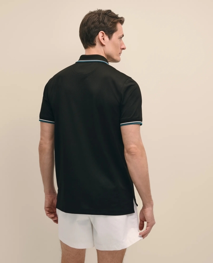 Brooks Brothers X Prince Short-Sleeve Zip Polo Shirt, image 5