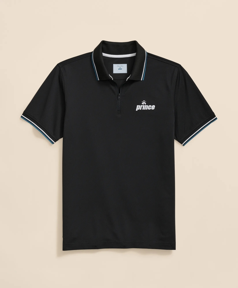 Brooks Brothers X Prince Short-Sleeve Zip Polo Shirt, image 6