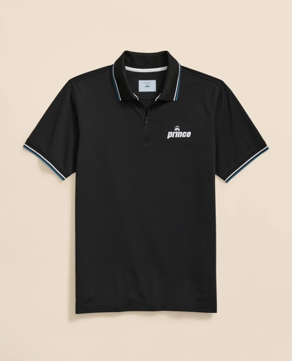 Brooks Brothers X Prince Short-Sleeve Zip Polo Shirt, image 6