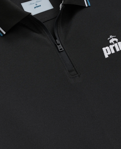 Brooks Brothers X Prince Short-Sleeve Zip Polo Shirt, image 7