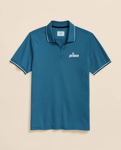 Brooks Brothers X Prince Short-Sleeve Zip Polo Shirt, image 5
