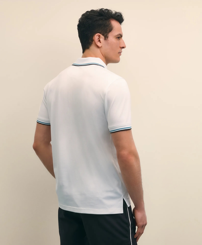 Brooks Brothers X Prince Short-Sleeve Zip Polo Shirt, image 4